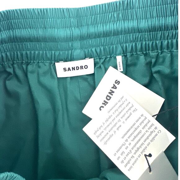 Sandro Paris Green Telaviv Shorts Size 42 | XL - Picture 7 of 12